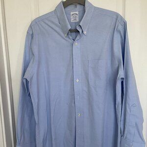 Brooks Brothers Blue Oxford Cloth Shirt